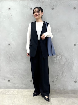 「アイテム（パンプス）」を使った、Yuukaさん（レディース・160cm・20代）の秋コーディネート