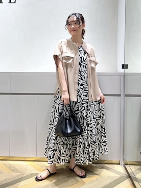「ROPÉ」｜Yuukaさん（レディース・160cm）の夏コーディネート