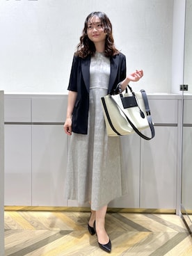 「アイテム（ジャケット/アウター）」を使った、Yuukaさん（レディース・160cm）の夏コーディネート