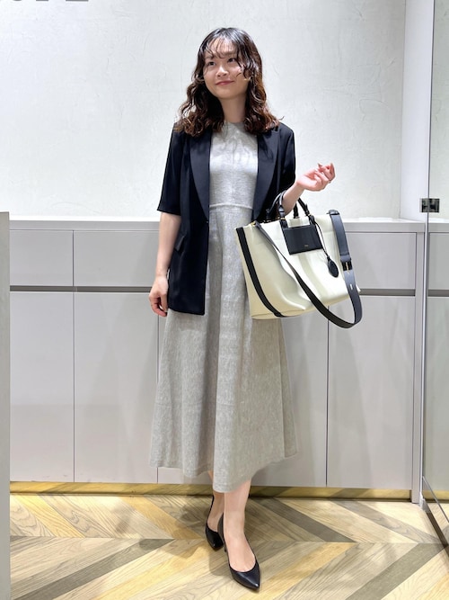 【洗える・カセット服・新色追加】トリアセバックサテン ハーフスリーブジャケット/セットアップ対応