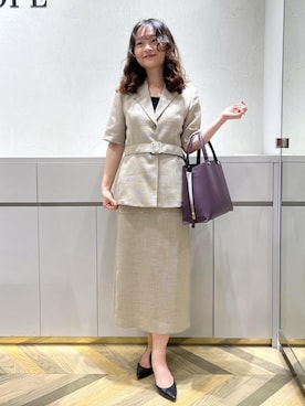 「ROPÉ」｜Yuukaさん（レディース・160cm）の夏コーディネート