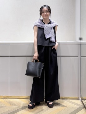 「ROPE'（ロペ）のアイテム（トップス）」を使った、Yuukaさん（レディース・160cm）の春コーディネート