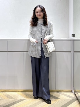 「ROPE'（ロペ）のアイテム（バッグ）」を使った、Yuukaさん（レディース・160cm）の冬コーディネート