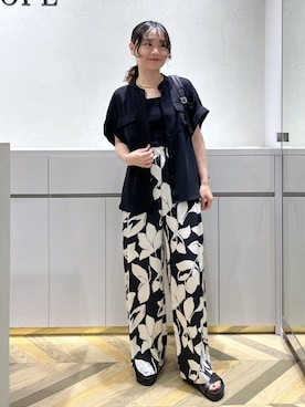 「アイテム（バックパック/リュック）」を使った、Yuukaさん（レディース・160cm・20代）の夏コーディネート