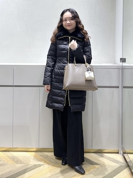 「ROPE'（ロペ）のアイテム」を使った、Yuukaさん（レディース・160cm）の冬コーディネート