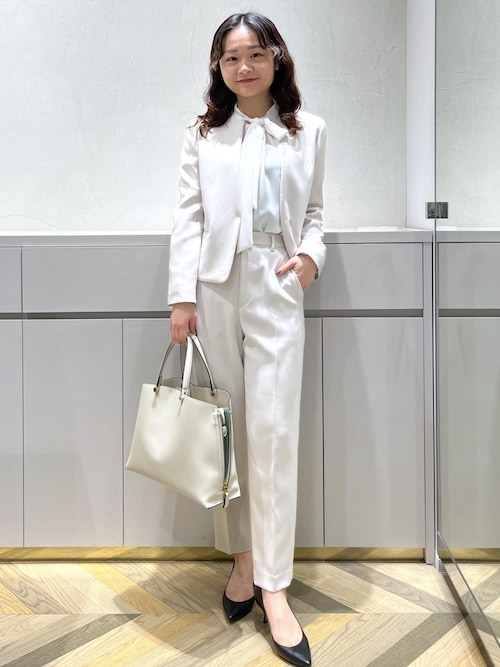 トリアセダブルクロスクルーネックジャケット/イージーケア（ノー