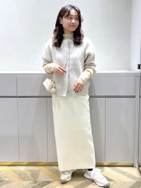 「ROPE'（ロペ）のBlanchette accessories(ブランシェットアクセサリー）（ショルダーバッグ）」を使った、Yuukaさん（レディース・160cm）の秋コーディネート