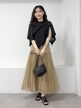 「ROPE'（ロペ）のアイテム」を使った、Yuukaさん（レディース・160cm）の春コーディネート