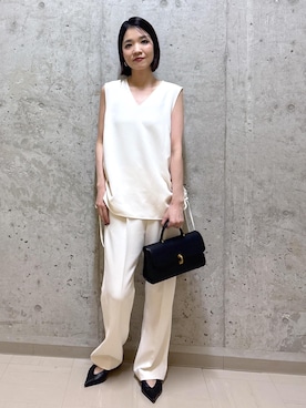 「アイテム（パンプス）」を使った、NAOKOさん（レディース・163cm・40代）の夏コーディネート