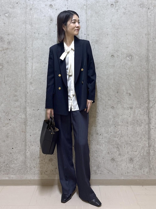 ストレッチ金ボタンブレザージャケット（テーラードジャケット）｜ROPE