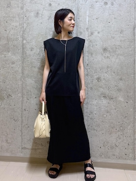 「アイテム（スカート）」を使った、NAOKOさん（レディース・163cm・40代）の夏コーディネート