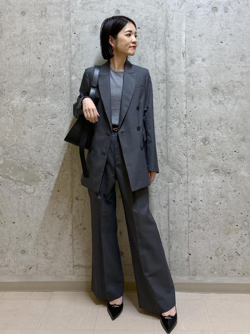 little big 20AW テーラードジャケット/フレアパンツ little big 20AW テーラードジャケット/フレアパンツ