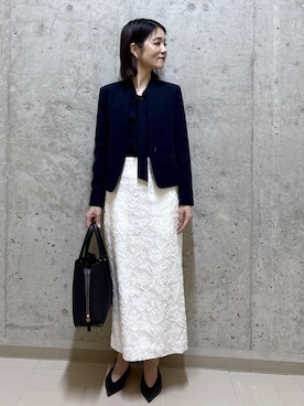 「アイテム（ショルダーバッグ）」を使った、NAOKOさん（レディース・163cm・40代）の秋コーディネート