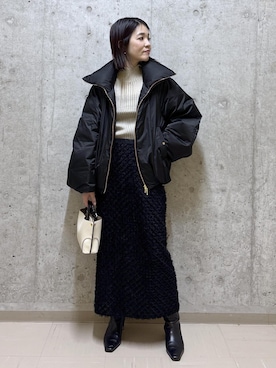「アイテム（ハンドバッグ）」を使った、NAOKOさん（レディース・163cm・40代）の冬コーディネート