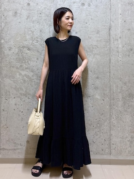 「アイテム（アクセサリー）」を使った、NAOKOさん（レディース・163cm・40代）の夏コーディネート