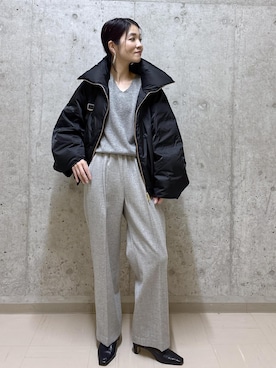 「E'POR（エポール）のアイテム」を使った、NAOKOさん（レディース・163cm）の冬コーディネート