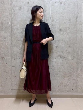 「アイテム（その他アウター）」を使った、NAOKOさん（レディース・163cm）の夏コーディネート