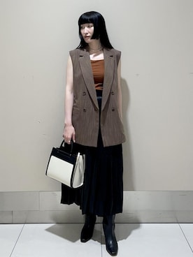 mm＊さん（レディース・161cm）の秋コーディネート