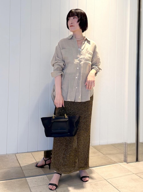 セール】ラメメッシュスカート/セットアップ対応（スカート）｜ROPE