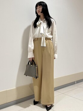 「MONOGRAM BAG」｜mm＊さん（レディース・161cm）の秋コーディネート