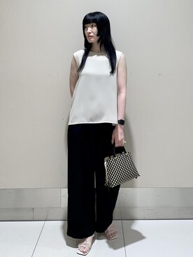「MONOGRAM BAG」｜mm＊さん（レディース・161cm）の夏コーディネート