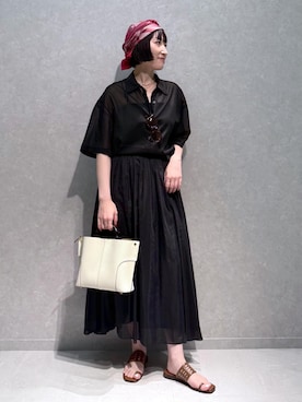 「アイテム（財布/小物）」を使った、mm＊さん（レディース・161cm・30代）の夏コーディネート
