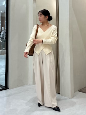 「トレンド秋素材コーデ」｜nonokalemageさん（レディース・155cm）の秋コーディネート