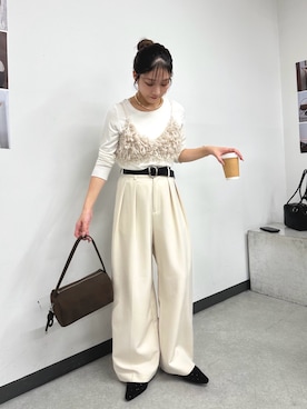 「アイテム（ローファー）」を使った、nonokalemageさん（レディース・155cm・20代）の夏コーディネート