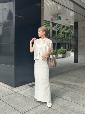 「ワントーンスタイル」｜nonokalemageさん（レディース・155cm）の春コーディネート