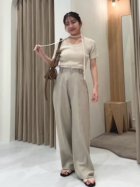 「サマーニット」｜nonokalemageさん（レディース・155cm・20代）の夏コーディネート
