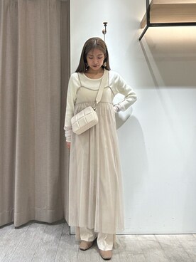 「ワントーンスタイル」｜nonokalemageさん（レディース・155cm）の冬コーディネート