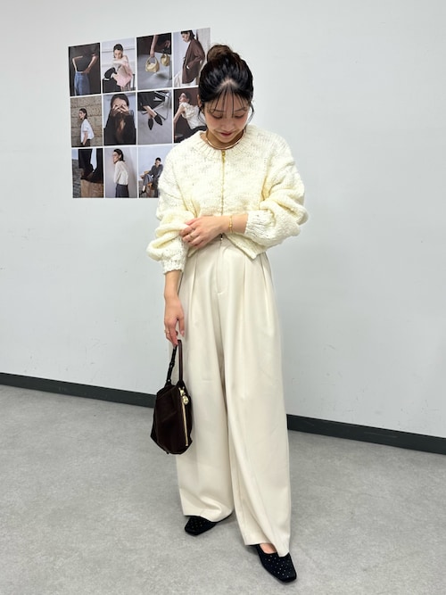 話題の人気シューズが再登場！】ドットフラットシューズ