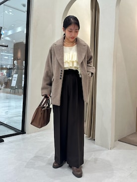 「アイテム（その他アウター）」を使った、nonokalemageさん（レディース・155cm・20代）の冬コーディネート