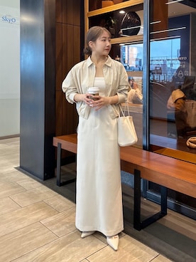 「綺麗めコーデ」｜nonokalemageさん（レディース・155cm）の春コーディネート