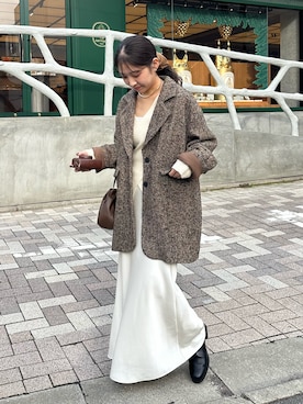 「アイテム（その他アウター）」を使った、nonokalemageさん（レディース・155cm・20代）の秋コーディネート