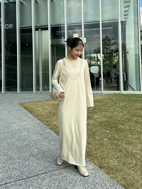 「アイテム（ワンピース/ドレス）」を使った、nonokalemageさん（レディース・155cm・20代）の秋コーディネート