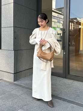 「アイテム（ワンピース/ドレス）」を使った、nonokalemageさん（レディース・155cm・20代）の秋コーディネート