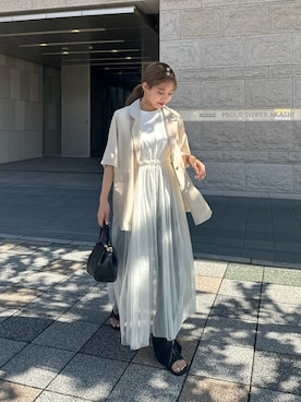 「アイテム（ブルゾン）」を使った、nonokalemageさん（レディース・155cm・20代）の夏コーディネート