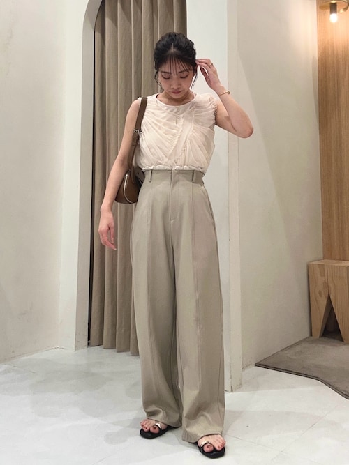 トップス CAPRICIEUX LE'MAGE CAPRICIEUX LE'MAGE】ラメトップスフレアスカートSET - メルカリ