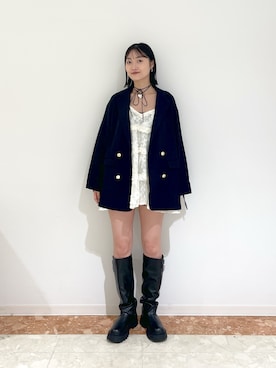 ミナさん（レディース・159cm）の秋コーディネート