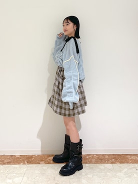 「w closet（ダブルクローゼット）のアイテム」を使った、ミナさん（レディース・159cm）の秋コーディネート