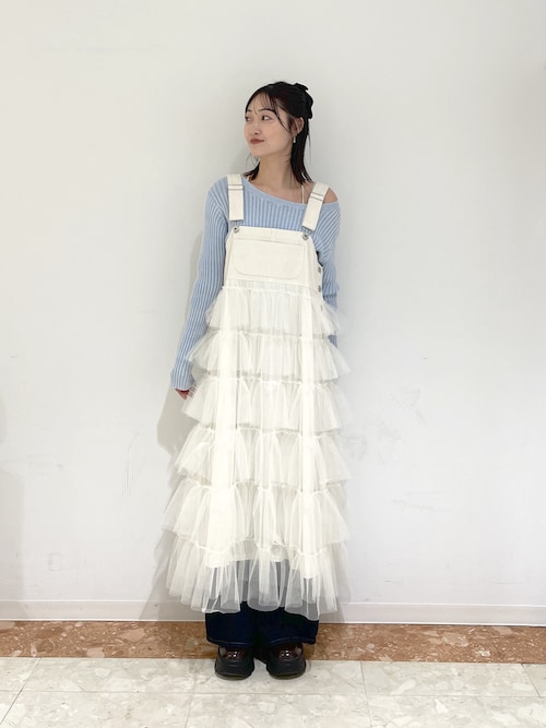 フリルティアードジャンスカ（ワンピース）｜w closet（ダブル