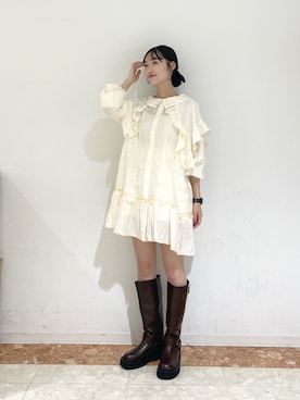 ミナさん（レディース・159cm）の秋コーディネート