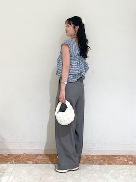 ミナさん（レディース・159cm）の夏コーディネート