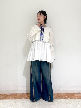 「アイテム（ワンピース/ドレス）」を使った、ミナさん（レディース・159cm）の秋コーディネート