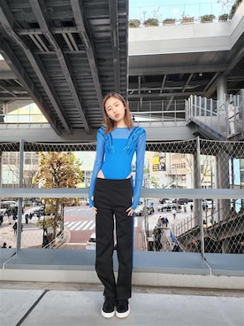 MMさん(レディース・174cm)の冬コーディネート