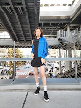 「レディース」｜「アイテム（ワンピース/ドレス）」を使った、MMさん（レディース・174cm）の冬コーディネート
