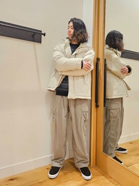 「STONEMASTER（ストーンマスター ）のアイテム」を使った、ノブさん（メンズ・173cm）の冬コーディネート