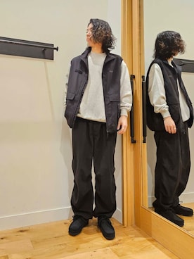 「アイテム（スウェット）」を使った、ノブさん（メンズ・173cm）の夏コーディネート