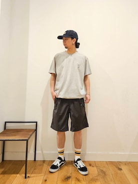 「KEEN（キーン）のアイテム」を使った、ノブさん（メンズ・173cm）の春コーディネート